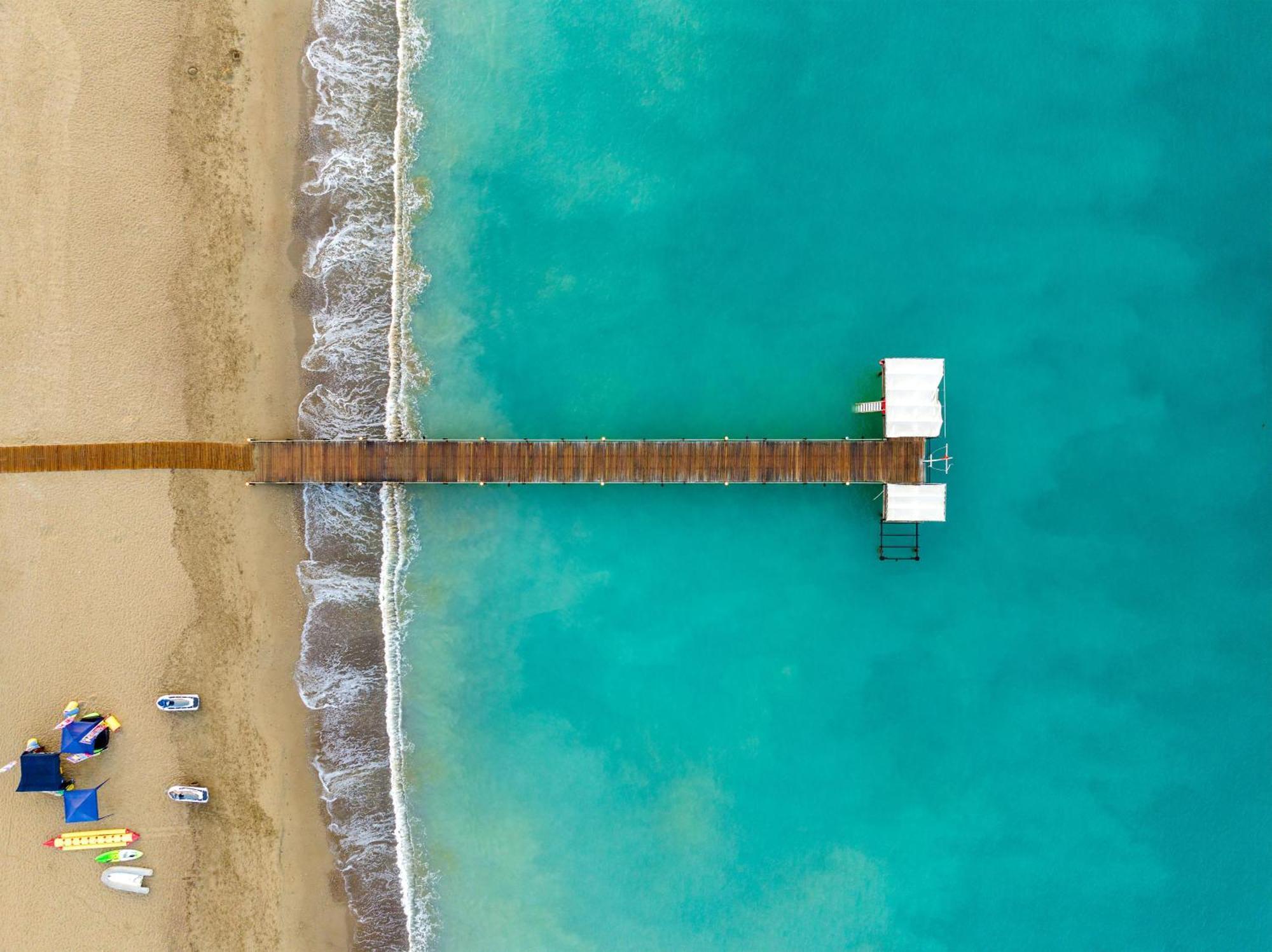 Asteria Family Resort Belek أنطاليا المظهر الخارجي الصورة Aerial view of the beach