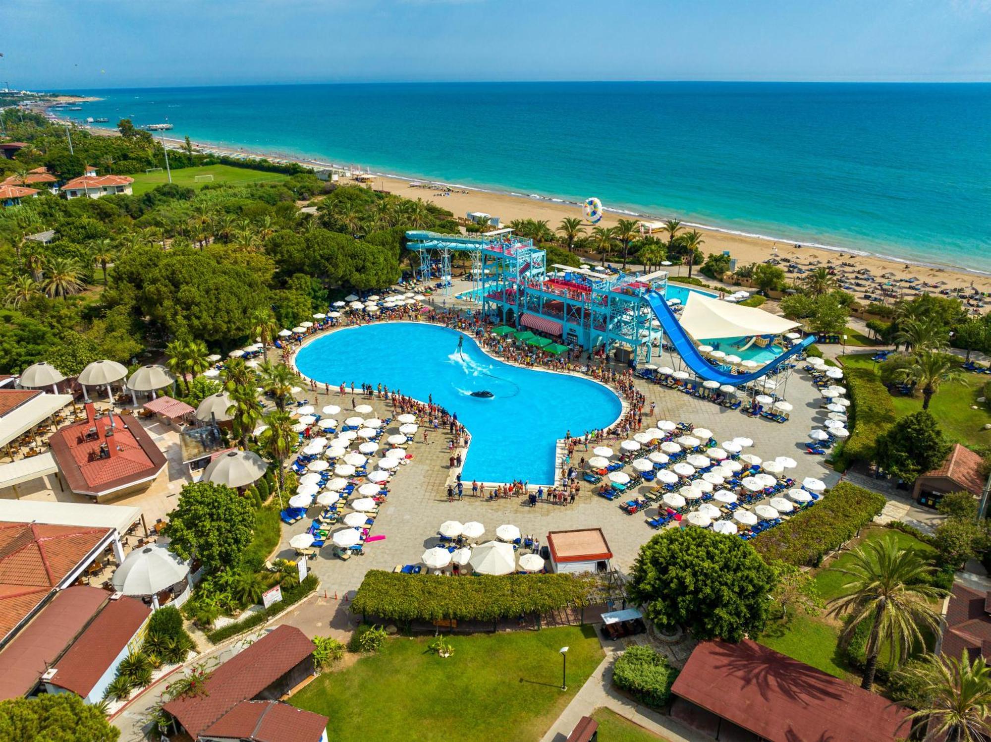 Asteria Family Resort Belek أنطاليا المظهر الخارجي الصورة Aerial view of the hotel